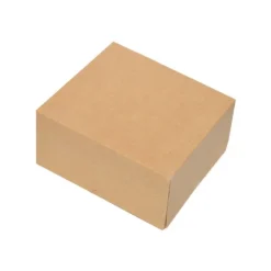 Caja para tarta kraft cuadrada 23 x 23 x 10 cm