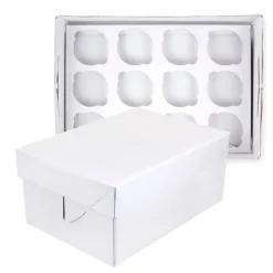 Caja rectangular alta 12 cupcakes 32,5 x 22,5 x 14 cm - PME