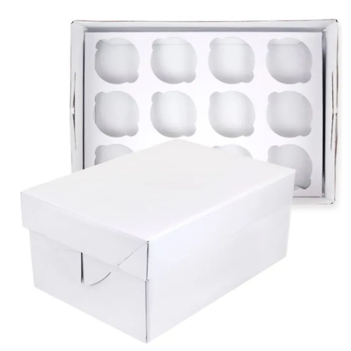 Caja rectangular alta 12 cupcakes 32,5 x 22,5 x 14 cm - PME