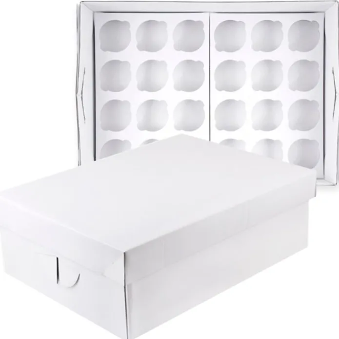 Caja rectangular alta 24 cupcakes 44 x 32 x 14 cm - PME