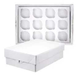 Caja rectangular baja 12 cupcakes 32,5 x 22,5 x 9 cm - PME