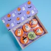 Cajas para 6 cupcakes con ventana calabazas fantasmas Halloween 23 x 17 x 10 cm (2)