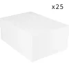 Cajas para tarta blancas con tapa 41 x 31 x 15 cm (25) - Funcakes