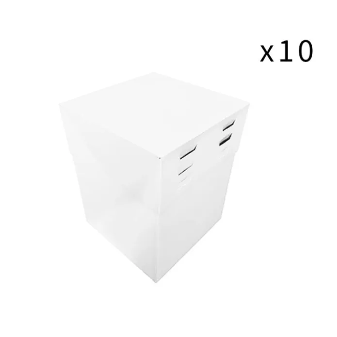 Cajas para tarta con 4 alturas ajustables 20 x 20 cm (10)