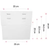 Cajas para tarta con 4 alturas ajustables 35 x 35 cm (10)