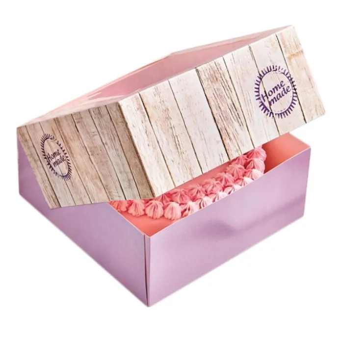 Cajas para tarta Madera 32 x 32 x 11,5 cm (2) - Funcakes