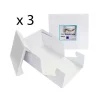 Cajas para tartas cuadradas con tapa 28 x 28 x 15 cm (3) - PME