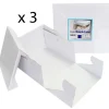 Cajas para tartas cuadradas con tapa 40,6 x 40,6 x 15 cm (3) - PME