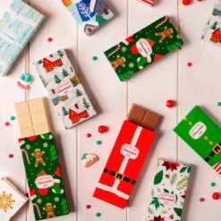 Cajas para turrón o tabletas de chocolate Hielo 16 x 7,5 x 2 cm (5) - Decora