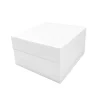 Caja tarta blanca con tapa 20,3 x 20,3 x 15,2 cm