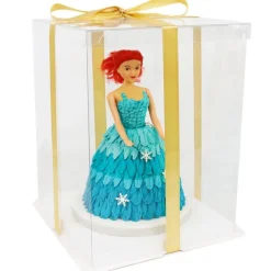 Caja tarta transparente con base, tapa y lazo Crystal 35 cm - PME