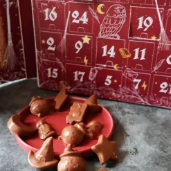 Caja y alveolo para calendario de adviento Wizard Magia - Scrapcooking