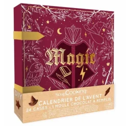 Caja y alveolo para calendario de adviento Wizard Magia - Scrapcooking