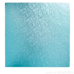 Cake drum cuadrado azul claro 30 cm, grosor 12 mm - Decora