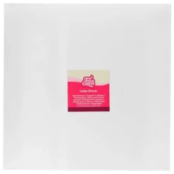 Cake drum cuadrado blanco 40,3 cm, grosor 12 mm - Funcakes