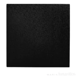 Cake drum cuadrado negro 25 cm, grosor 12 mm - Decora