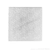 Cake drum cuadrado plateado 15,5 cm, grosor 4 mm