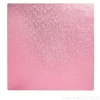 Cake drum cuadrado rosa 30 cm, grosor 12 mm - Decora