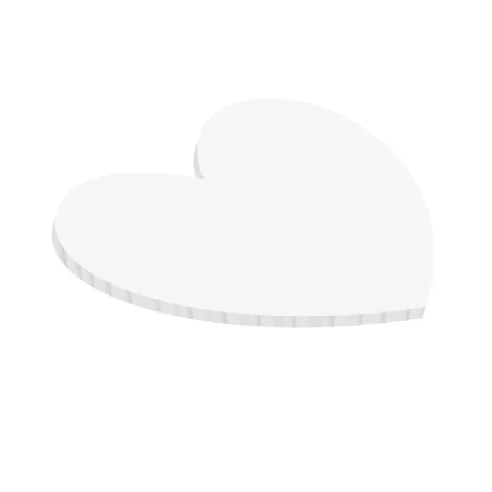 Cake drum en forma de corazón blanco 25,4 cm, grosor 5 mm - Simply Making