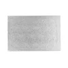 Cake drum rectangular plateado 35 x 25 cm, grosor 3 mm - Pastkolor