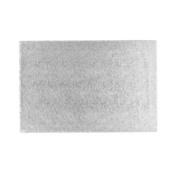 Cake drum rectangular plateado 35 x 25 cm, grosor 3 mm - Pastkolor
