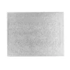Cake drum rectangular plateado 40,5 x 35,5 cm, grosor 12 mm - Pastkolor
