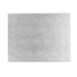 Cake drum rectangular plateado 40,5 x 35,5 cm, grosor 12 mm - Pastkolor