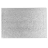Cake drum rectangular plateado 50,5 x 40,5 cm, grosor 12 mm