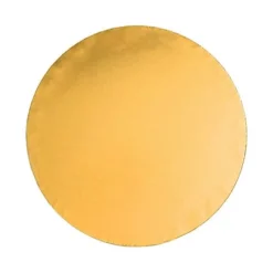 Cake drum redondo dorado 28 cm, grosor 12 mm - Decora
