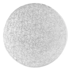 Cake drum redondo plateado 30 cm, grosor 3 mm