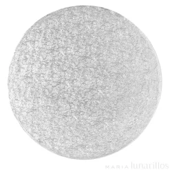 Cake drum redondo plateado 30,5 cm, grosor 4 mm