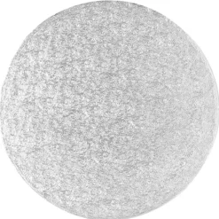 Cake drum redondo plateado 40,5 cm, grosor 4 mm