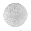 Cake drum redondo plateado 20,1 cm, grosor 12 mm