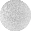Cake drum redondo plateado 40,5 cm, grosor 12 mm
