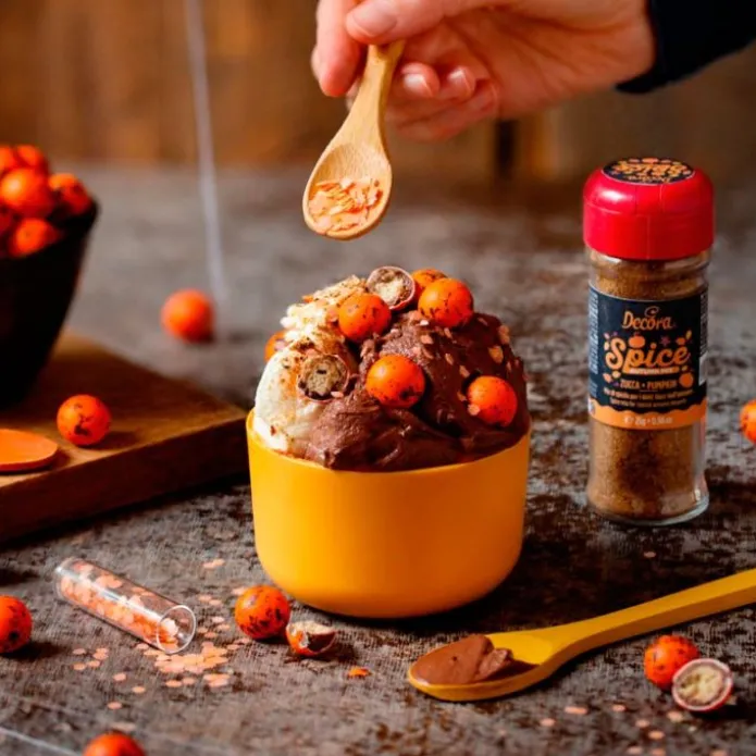 Calabazas Halloween comestibles 1 g - Sin gluten - Decora