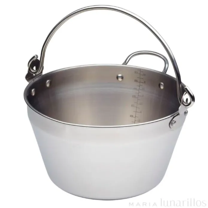 Caldero para mermeladas de acero inoxidable 4,5 litros - Kitchen Craft