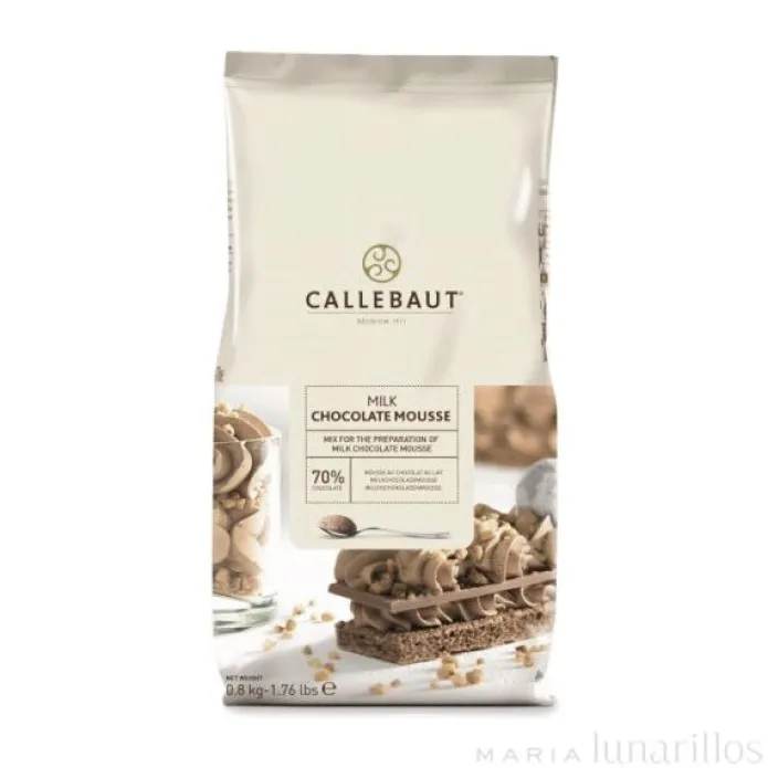 Callebaut Mousse de chocolate con leche 800 gr