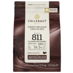 Callets Chocolate negro 54,5% 2,5 kg - Sin gluten - Callebaut