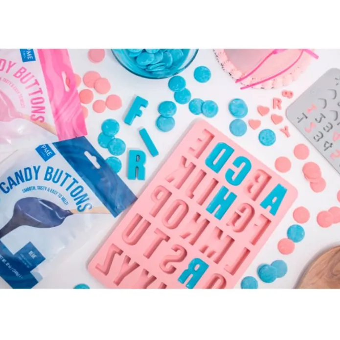 Candy Buttons azul bebé 340 g - PME
