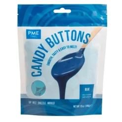 Candy Buttons azul 340 g - PME