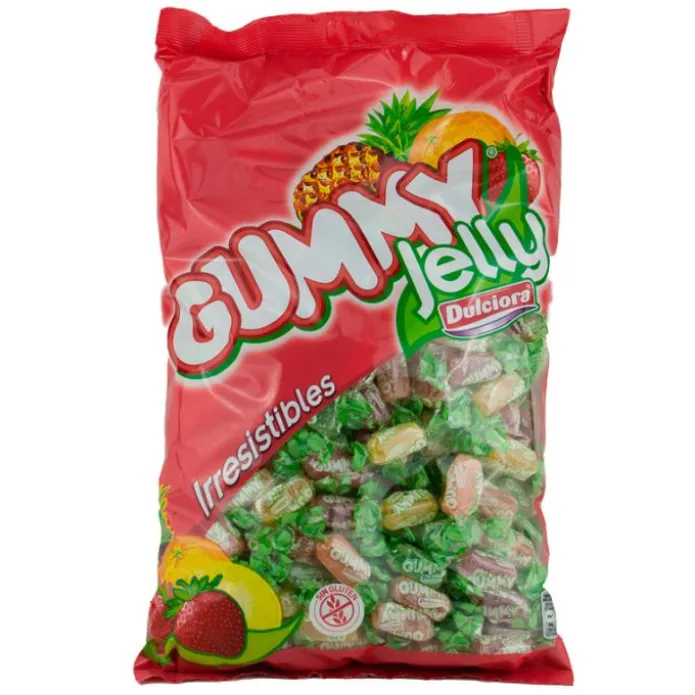 Caramelos gominola Gummy Jelly 2 kg (322 uds) - Sin gluten - Dulciora