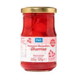 Cerezas Maraschino rojas con tallo 225 g - PME