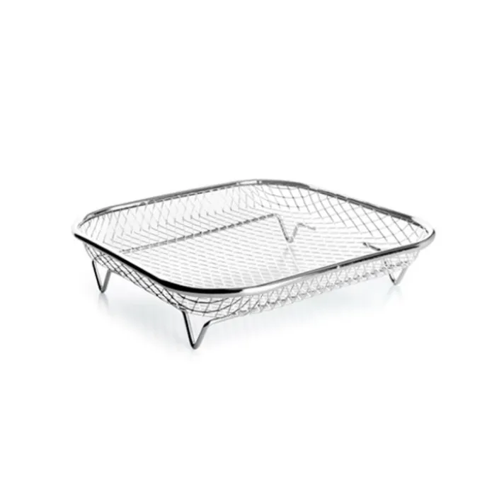Cestillo cuadrado para freidora de aire 19,5 cm - Ibili