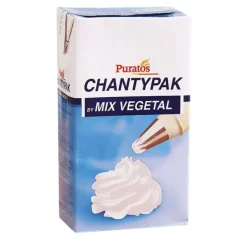 Chantypak: Nata vegetal 1 litro - Sin gluten - Puratos