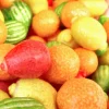 Chicles Mix de melón, limón, naranja y fresa con pica (1 kg) - Sin gluten - Fini