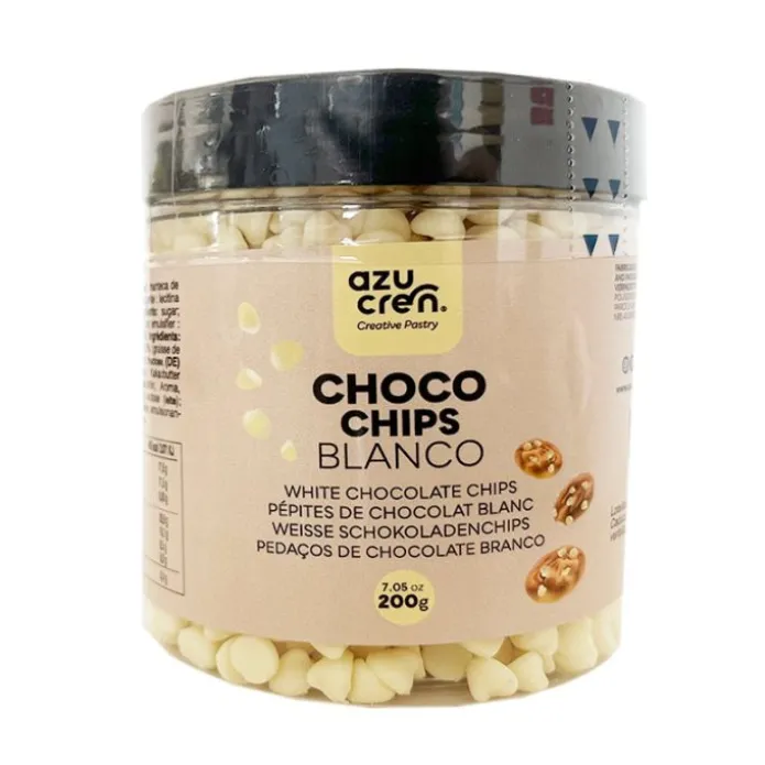 Chips de chocolate blanco 200 g - Sin gluten - Azucren