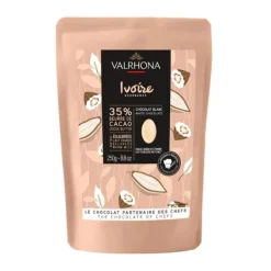 Chocolate de cobertura blanco 35% Ivoire 250 g - Valrhona
