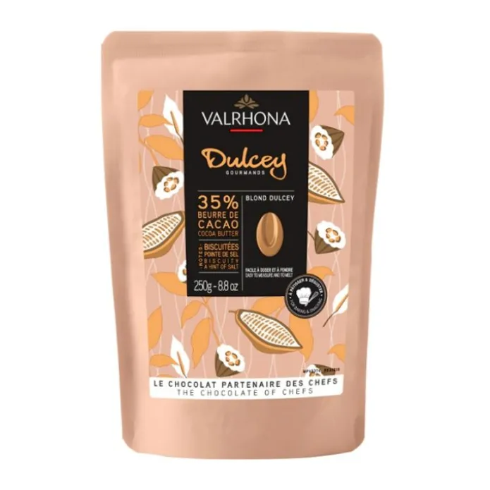Chocolate de cobertura blanco 35% Dulcey 250 g - Valrhona