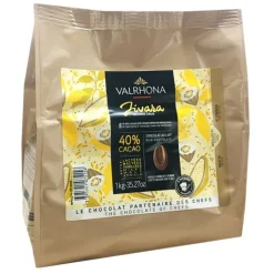 Chocolate de cobertura con leche 40% Jivara 1 kg - Valrhona