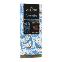 Chocolate negro 66% Caraïbe 70 g - Valrhona